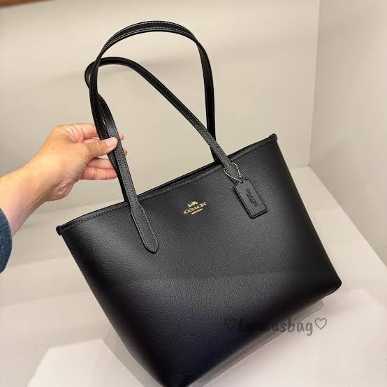 Coach City Tote – Refined Pebble Leather