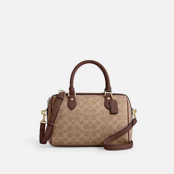 Coach Structured Satchel – Classic Signature Canvas
